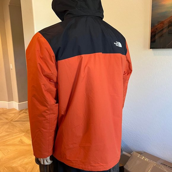 The North Face Lone Peak TriClimate 3 in 1 Jacket size 2XL $260 Orange Black - Picture 6 of 16
